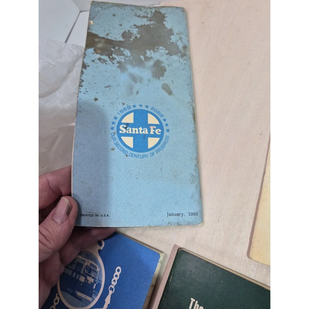 Santa Fe Railway Employee Handbook Brake Remote‎ Controlled Equipment Time Book